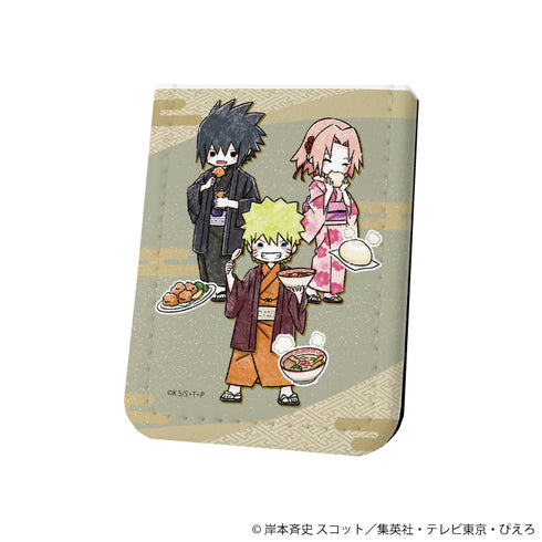 『NARUTO -ナルト- 疾風伝』レザーフセンブック 17/ナルト&サスケ&サクラ 食べ歩きver.(グラフアートイラスト)